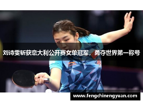 刘诗雯斩获意大利公开赛女单冠军，勇夺世界第一称号